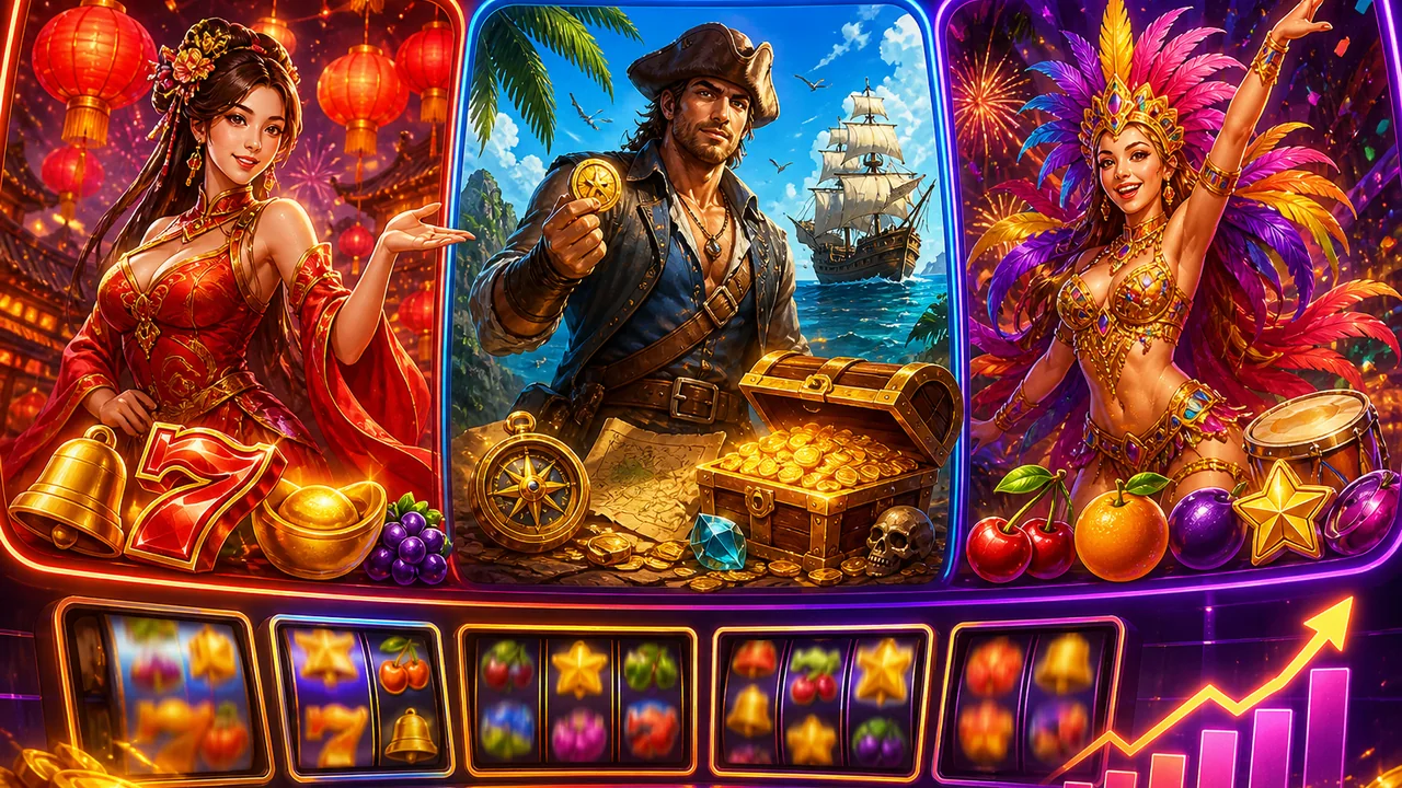 Khám phá chủ đề slot theo khu vực: bảng xu hướng game tại New88